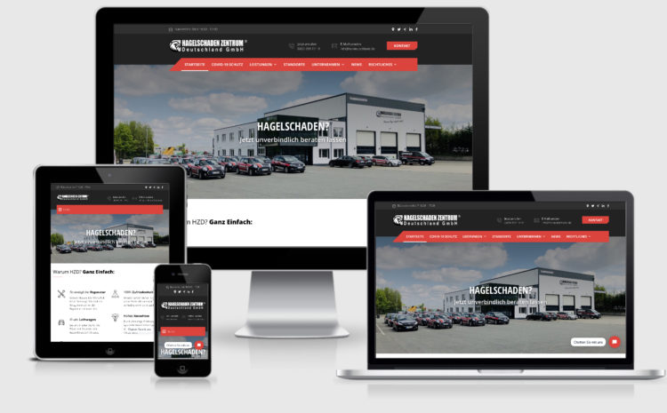  Facelift der Firmenwebseite