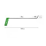 Richthaken, L = 530 mm, d = 9 mm