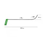 Richthaken, L = 550 mm, d = 9 mm