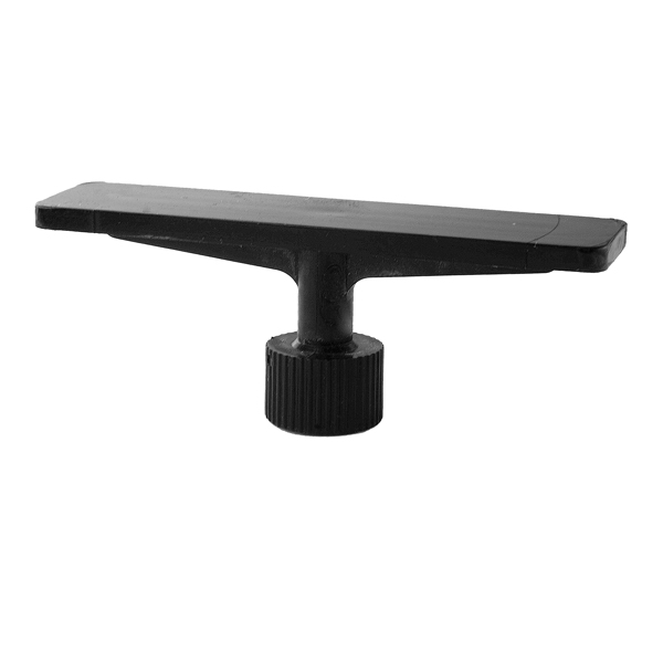 014 032 00-Klebepad mit glatter Struktur, d = 50mm, rechteckig-schwarz Klebepad mit glatter Struktur, d = 50 mm, rechteckig – Bild 1