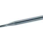 Hartmetallbohrer, konisch Ø 0,8 mm, flache Spitze,  Packung zu 10 Stück