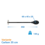 Ausbeulhammer Premium (Blending) - Griff Carbon 35 cm – Bild 3