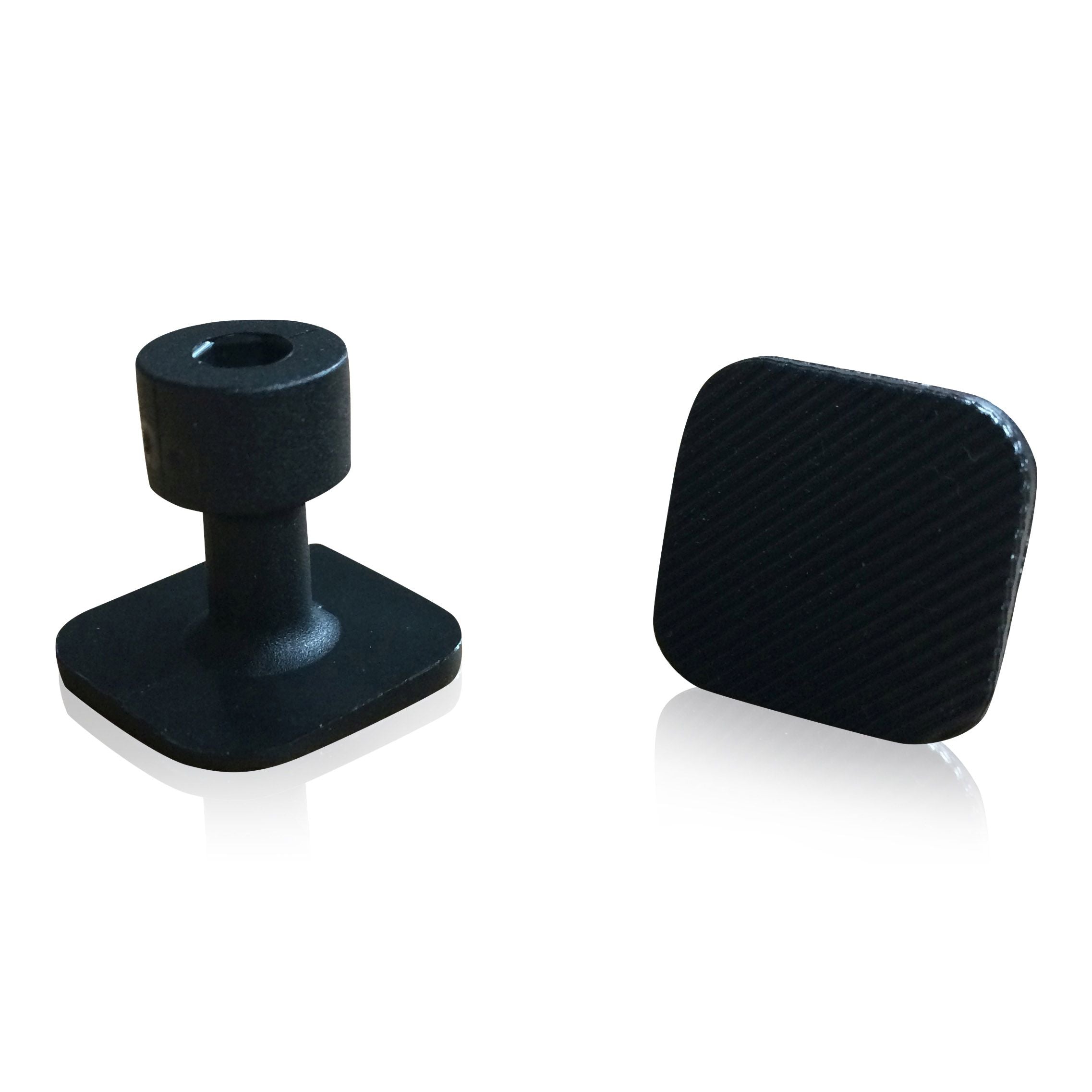 Klebeadapter schwarz 21x21mm