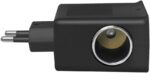 Steckdosenadapter mit KFZ-Steckdose 230 V / 12 V und USB-A – Bild 2